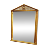 Miroir en bois doré sculpté néoclassique, Italie, années 1950