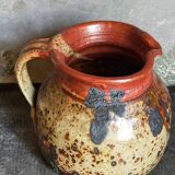 Traditional pottery sandstone pyrite Art-popular XIXth