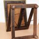 Repose-pieds réglables, pliables et extensibles, style vintage français