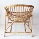 Adult 60s rattan basket Chair