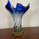 Vintage Murano twisted vase