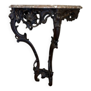 Console Louis XV en chêne - xviiieme