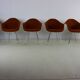 Set of six dining chairs by Charles Eames