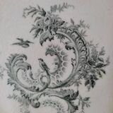 4 plates at the end of 1800 by Gien