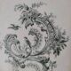 4 plates at the end of 1800 by Gien