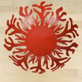 Coupe à fruit design Alessi Mediterraneo rouge par Emma Silvestris 30 cm