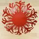 Alessi Mediterraneo red designer fruit bowl by Emma Silvestris 30 cm