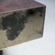 Coffee table decorations "solar flare", formica, mirrors, wood. circa 1970