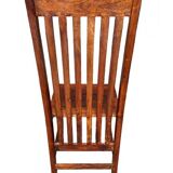 Set of six teak chairs