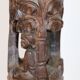 Large African art tower lamp base unique piece
