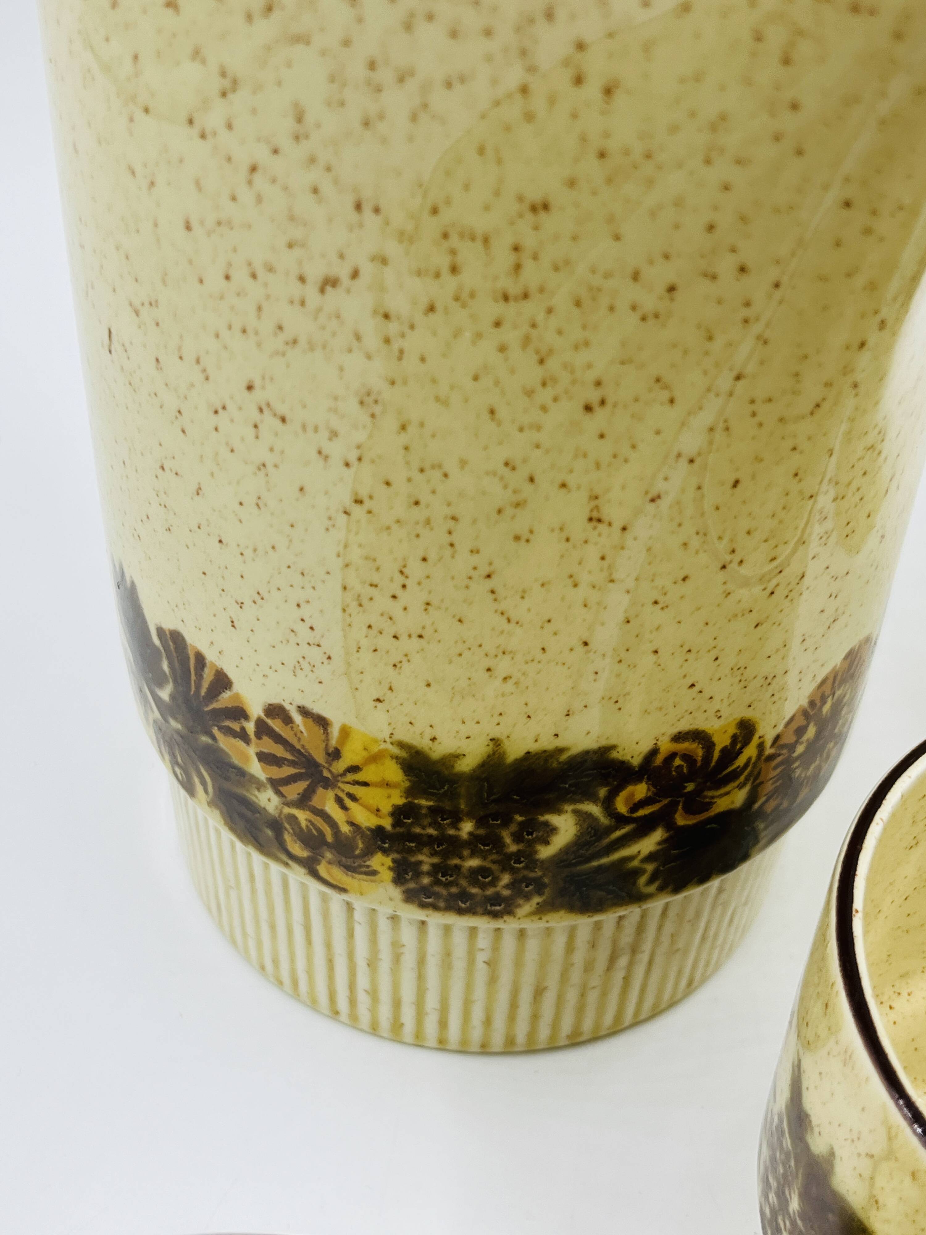 Service à café 4 personnes Poole Pottery modèle Thistlewood