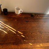 Antique sloped desk / vintage secretary