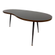 Table basse vintage en forme de haricot