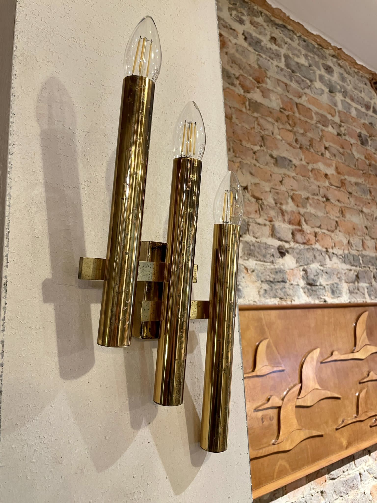 Sciolari wall lamp for Boulanger 1970