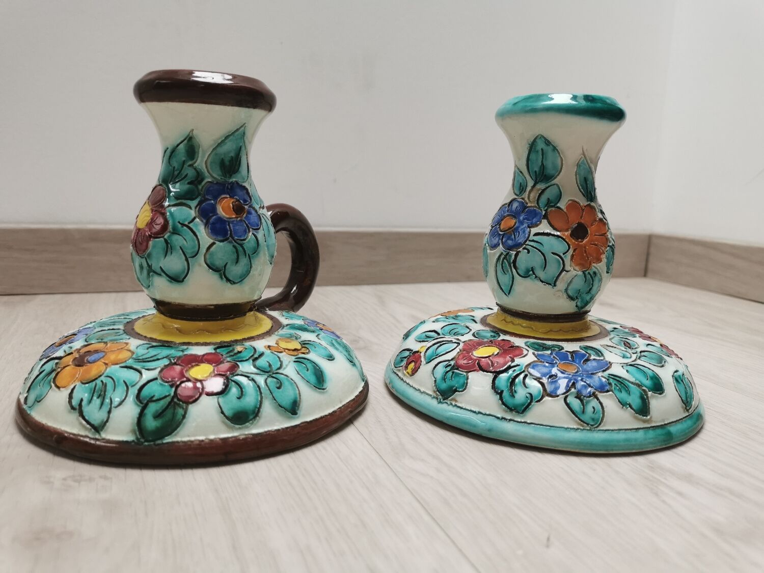 Cerart Monaco flower candlesticks