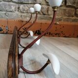 Porcelain wood coat holder