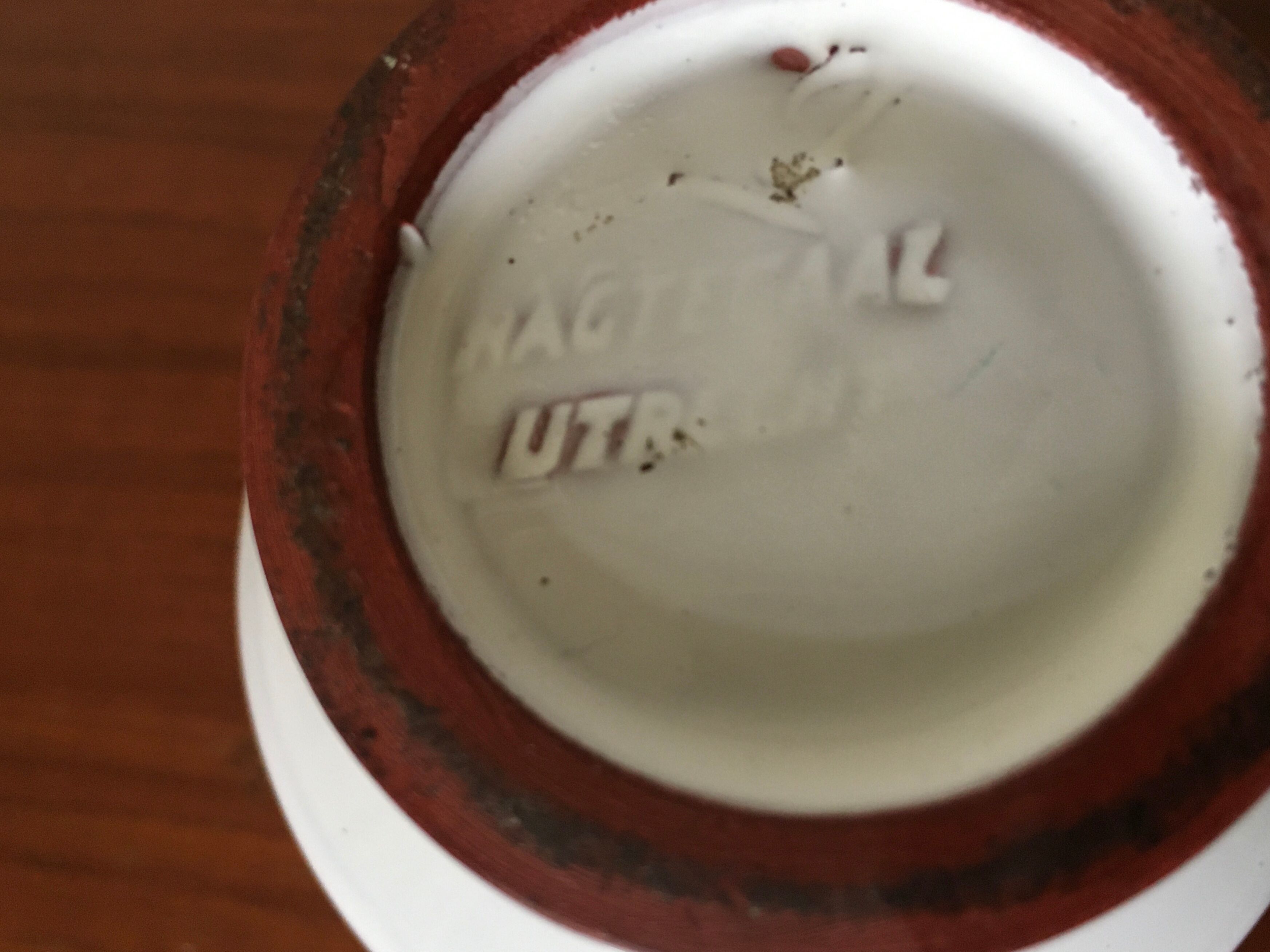 Vintage ceramic flower spades