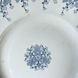 Vintage round dish Terre de fer LUNEVILLE model "NINA" Made in France