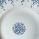 Vintage round dish Terre de fer LUNEVILLE model "NINA" Made in France