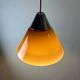 Brown glass pendant by Hustadt Leuchten, 1960
