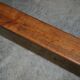Pair of antique Victorian trestle benches in fruitwood.