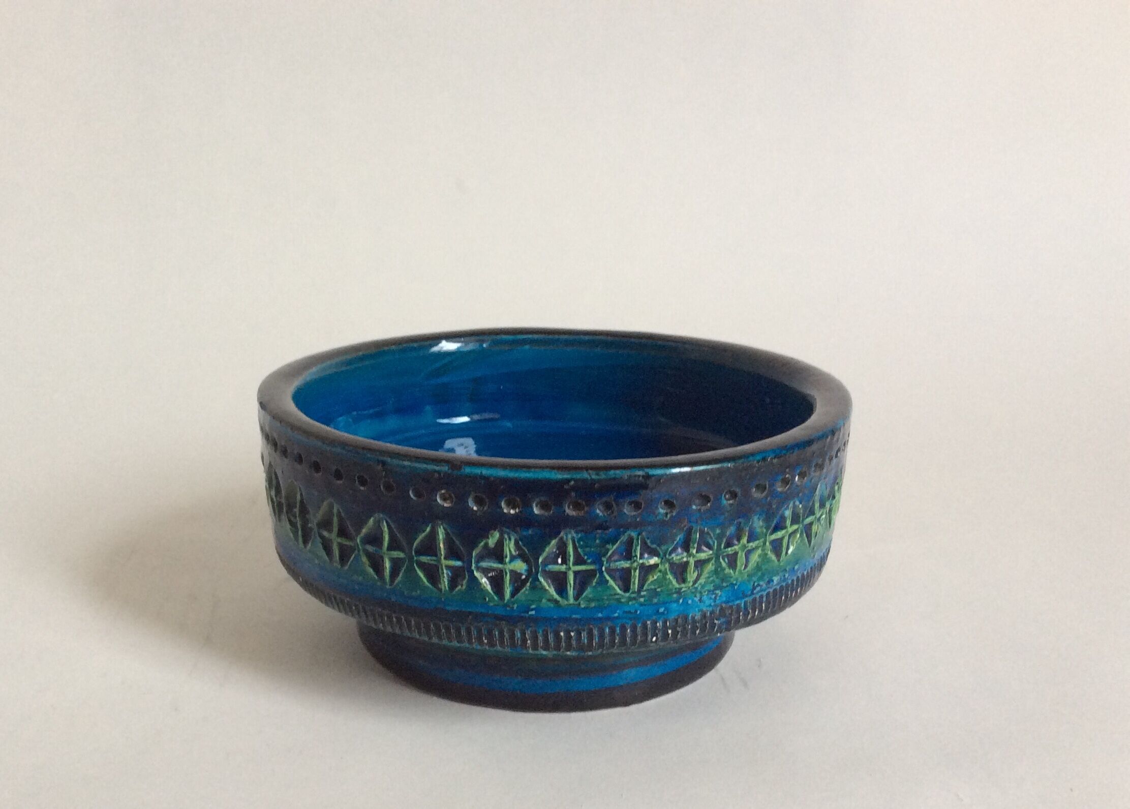 Ceramics, Bitossi, Rimini Blu by Aldo Londi, Italy 60 years