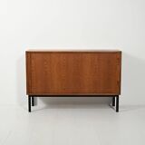 Scandinavian Teak Sideboard with Tambour Door