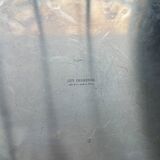 Vintage round service tray silver-plated Guy Degrenne