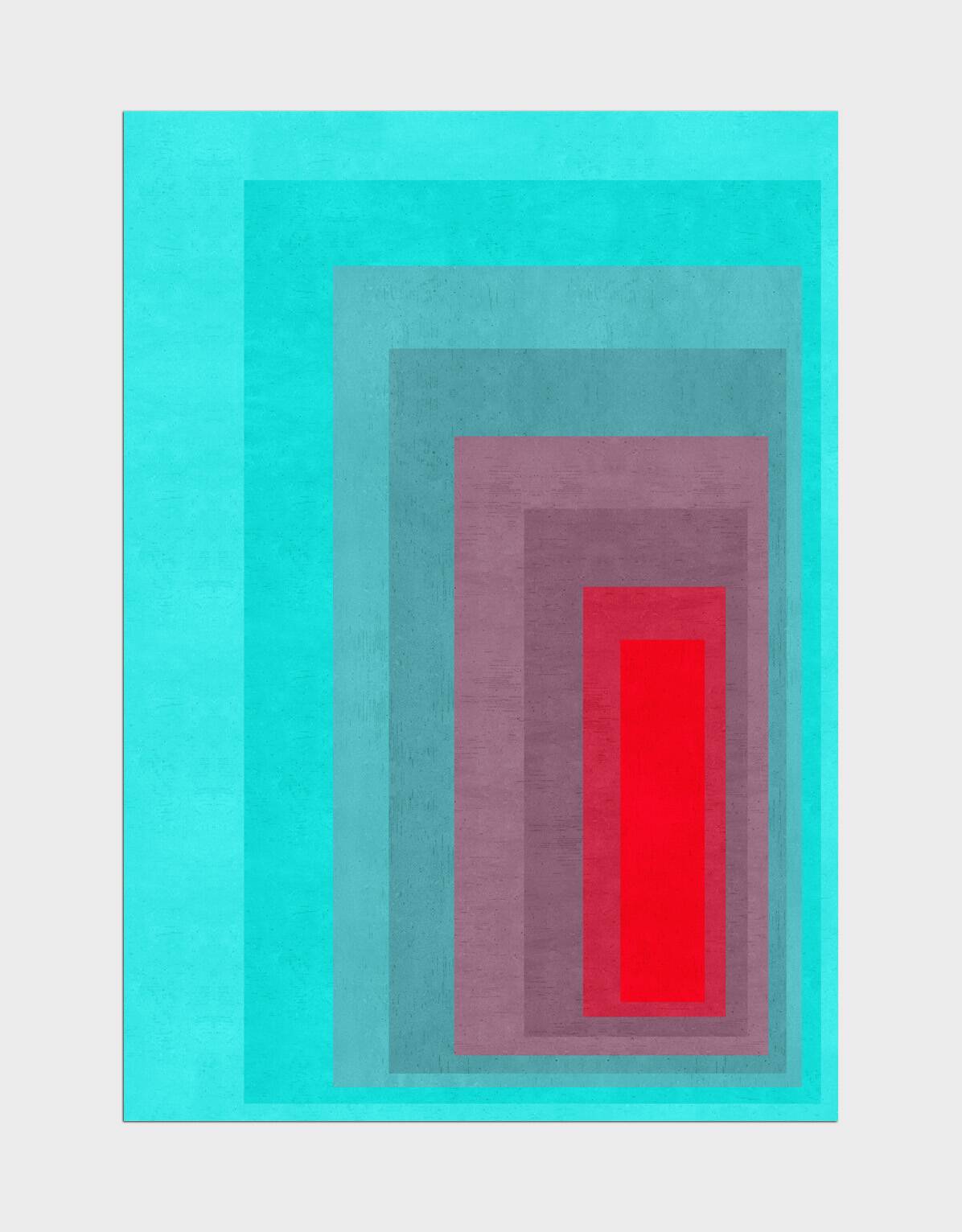 2 Contemporary Geometric Art Prints
