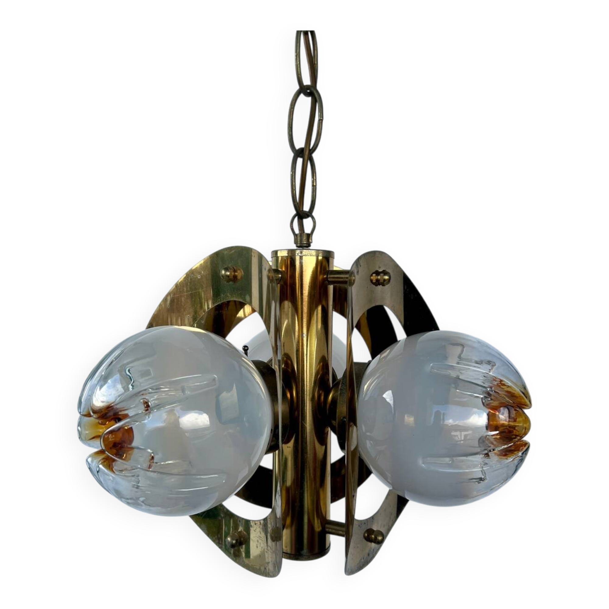 Murano glass chandelier by Mazzega - 1970