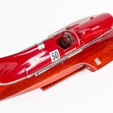 Boat model Riva Arno IX Timossi Italian 76 cm fully wood studded