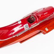 Maquette bateau Riva Arno IX Timossi Italien 76 cm entièrement bois cloute