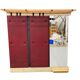Vintage Wall-Mounted Hallway Panel with Hooks, Mirror & Shelf, 1960s