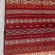 Old Zemmouri Kilim, Faltwoven Berber Rug, Handmade Moroccan Carper, Home Decor