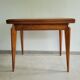 Mid-century Scandinavian compass leg coffee table