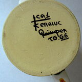 Quimper's "vintage" earthenware teapot, Keraluc workshop