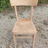Luterma style solid wood bistro chair air-gummed