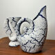 Pichets céramique bleu neige années 60