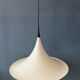 Suspension "witch's hat" white Danish Space Age Mid-Century