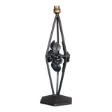 Vintage wrought iron lamp, table lamp, ironwork, lamp