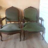 Pair of Louis XV armchairs