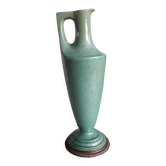 Grand vase vintage des années 30 en céramique Sarreguemines