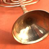 Menorah Chandelier 7 branches Polished Brass