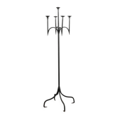 Neo‑Gothic Wrought‑Iron Candelabrum, France 19th Century