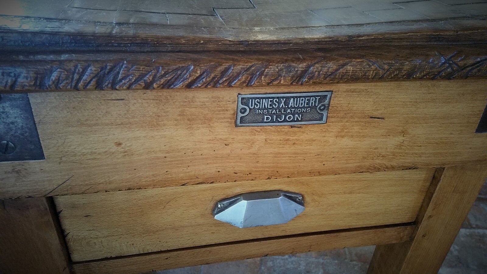 Butcher block era Art Deco