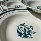 Gien flower plates