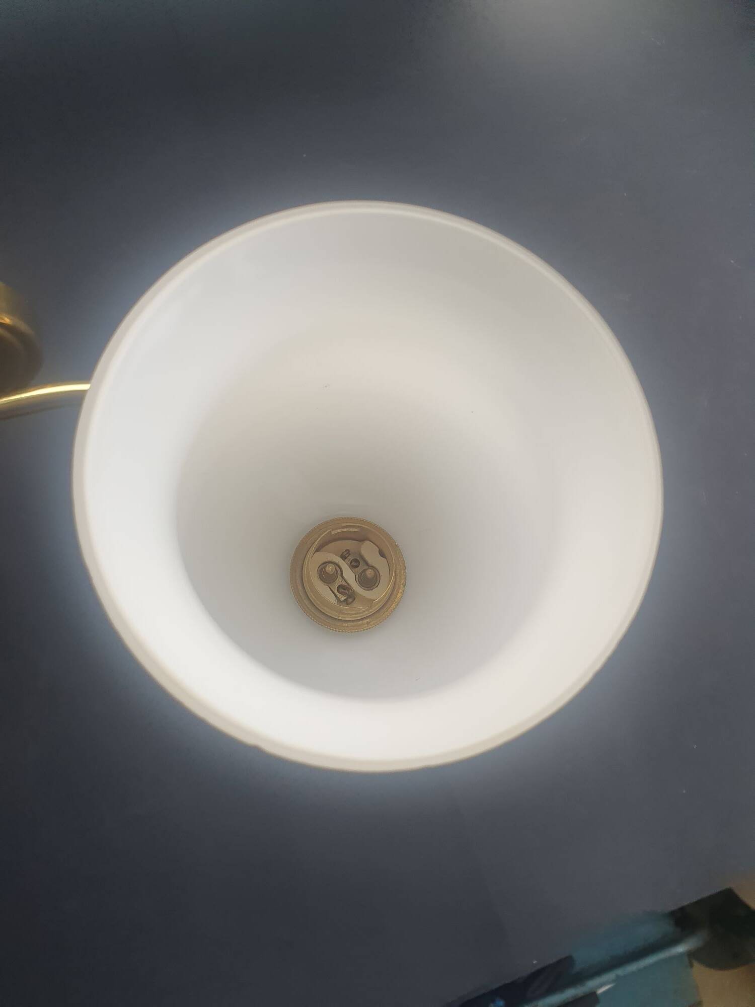 Large wall sconces torch style from the 1950s.