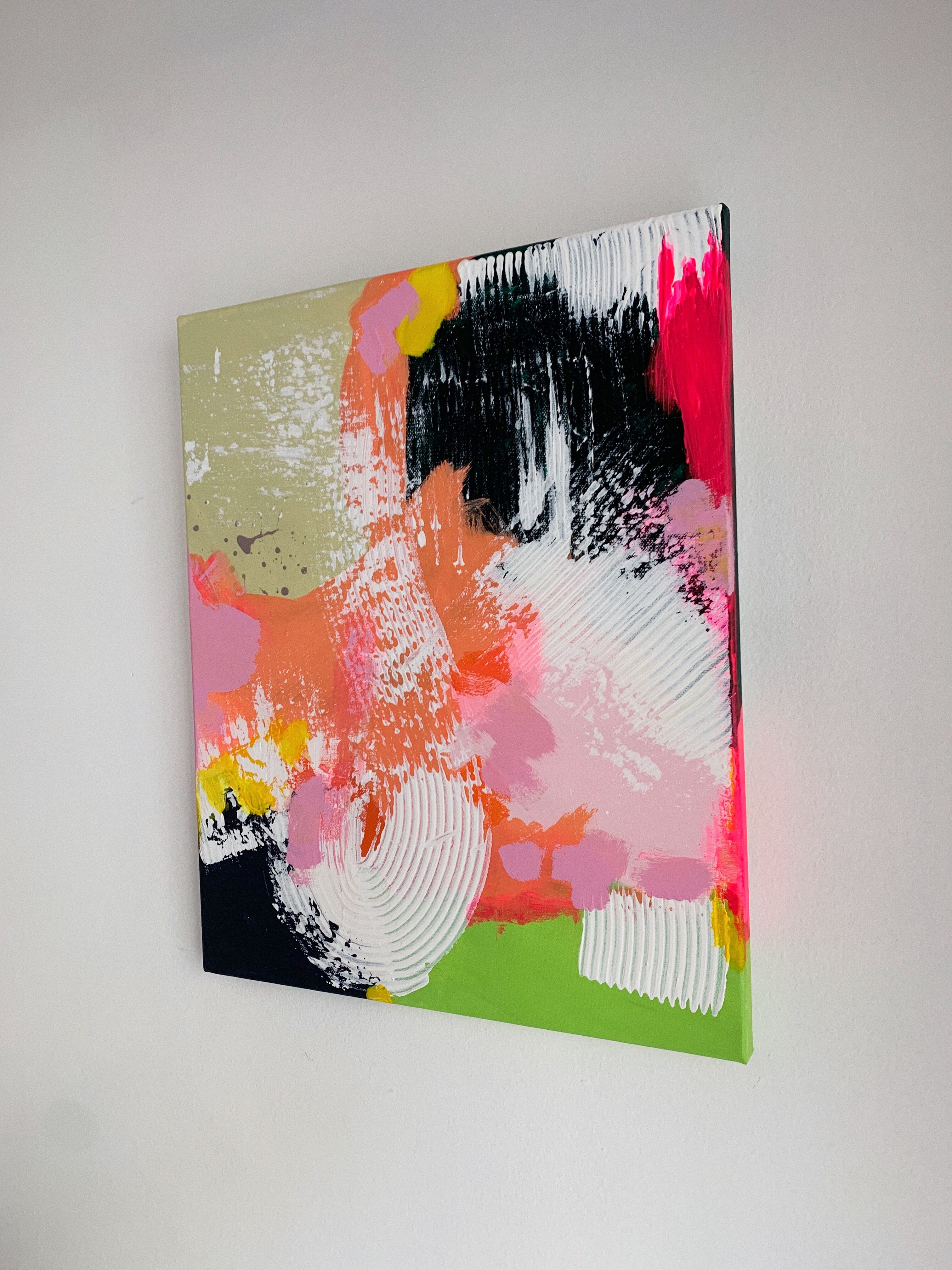"Run To Me" modern abstract Art Painting, 38x46cm