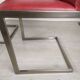 Table design marbre 6 chaises 1970
