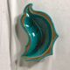 Vacuum former pocket vallauris green vintage ceramic